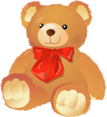 Black Baby Teddy Bear Clip Art - Clip Art Teddy Bear (367x400)