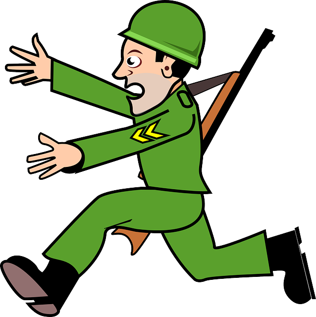 869 Clipart Toy Soldier Public Domain Vectors - Retreat Clipart (638x640)