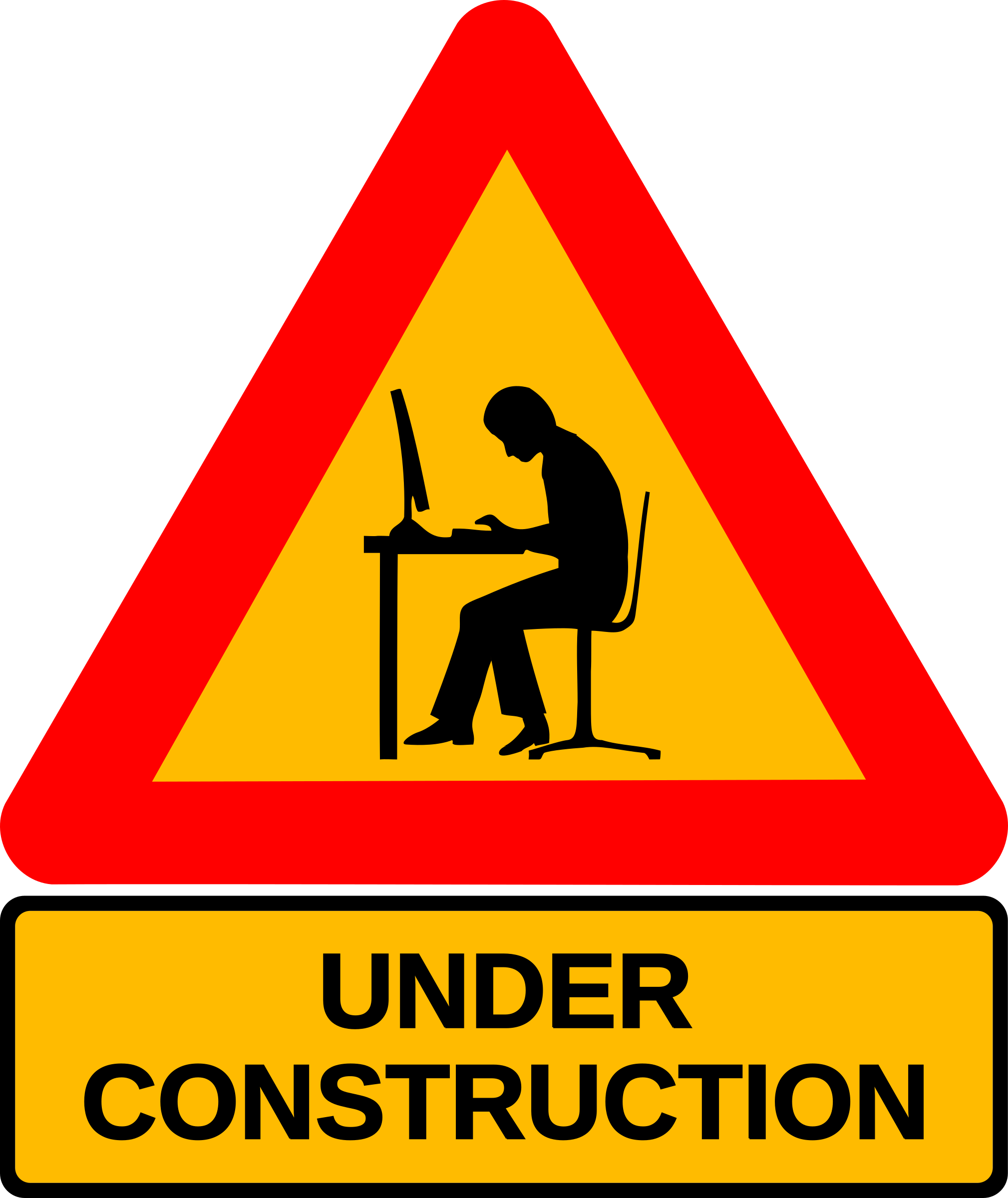 Big Image - Funny Men At Work Sign (2019x2400)