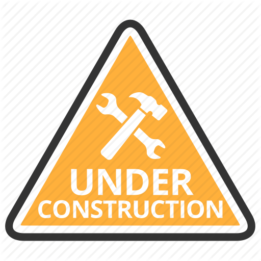 Under Construction Png Clipart - Under Construction Sign Png (512x512)