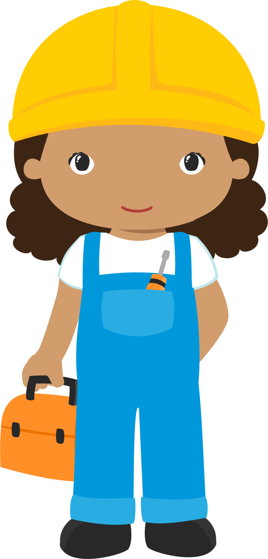 Construção - Little Builders Clipart (921x1920)