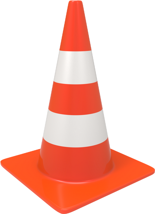 3d Traffic Cone [png 800×800] - Traffic Cone Png (800x800)