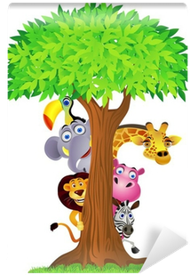 Kinderzimmer Wandbild Baum (400x400)