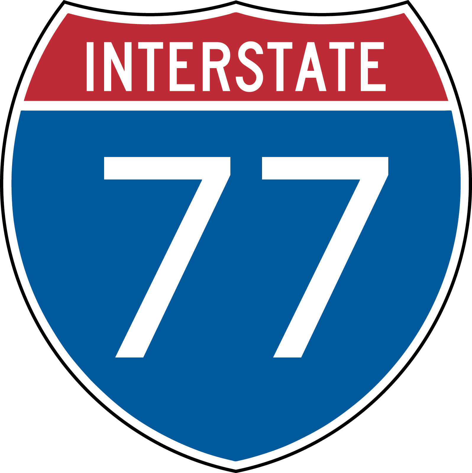 I-77 Northbound Between Grant And Harvard - I-77 Northbound Between Grant And Harvard (1596x1597)