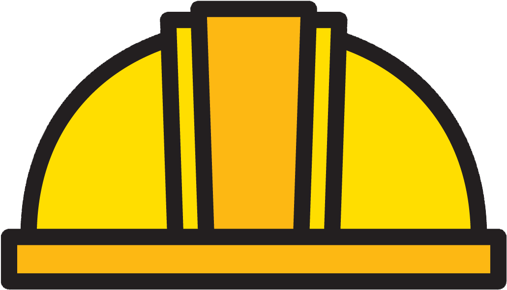 Hard Hat Yellow Architectural Engineering Icon - Construction Helmet Png (1527x1248)