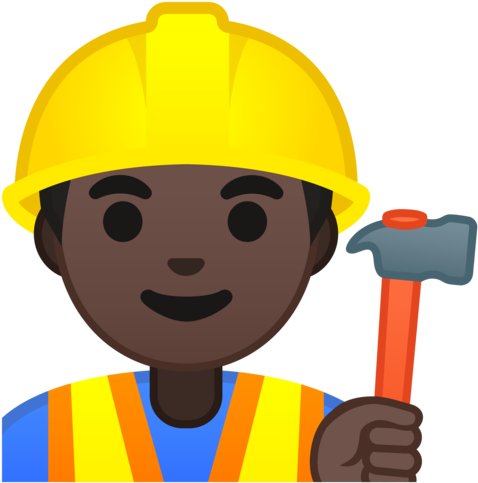 Google - Construction Work Emoji Png (512x512)