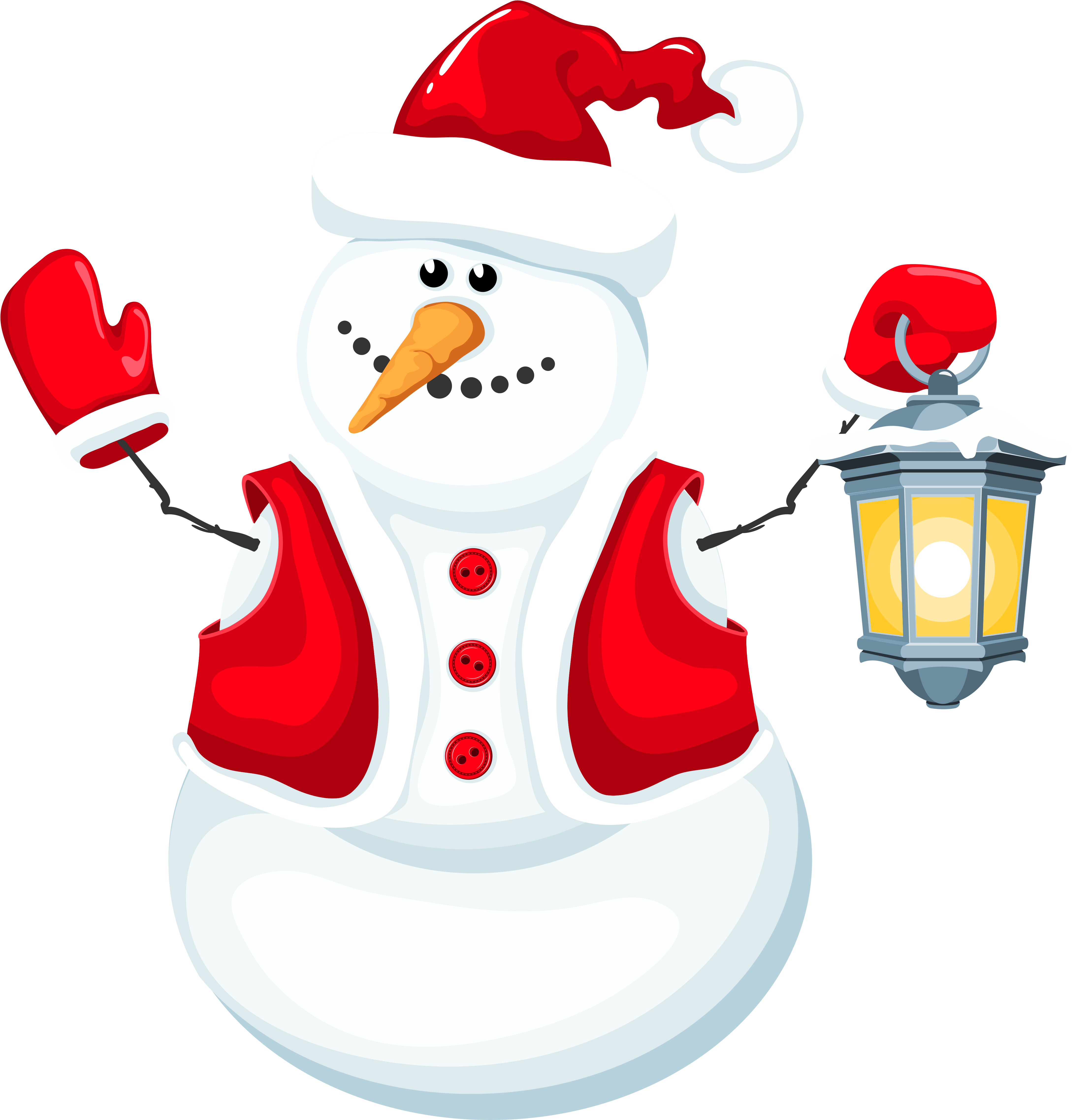 Clip Art Of Snowman Arms - X Mas Snowman Png (4544x4664)