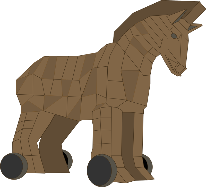 Who Built The Trojan Horse - Trojan Horse No Background (800x727)