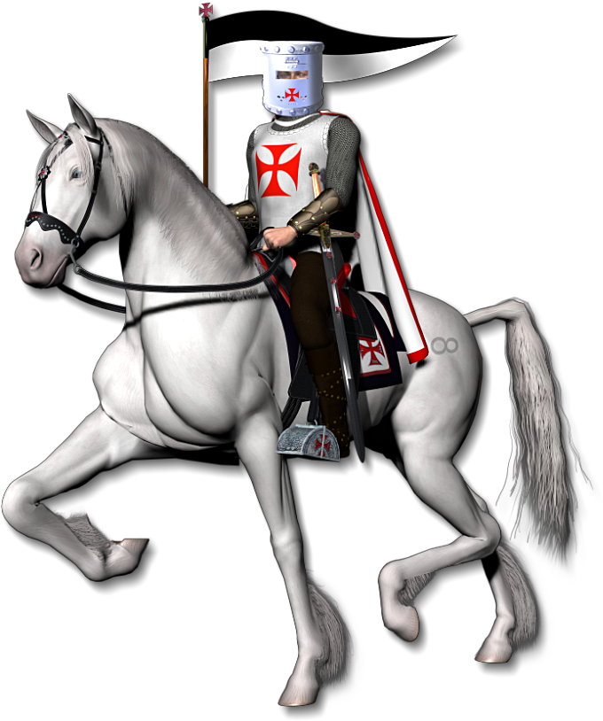 Knight On Horse Clip Art - Knight On White Horse (840x840)