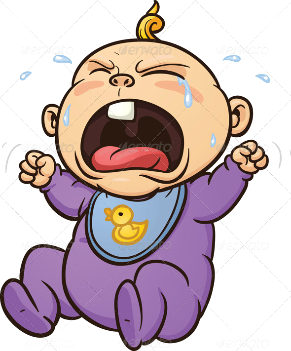 Know Me Better Copy1 - Cute Cartoon Baby Crying (590x711)