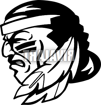 Indian Head Clip Art - Illustration (345x361)