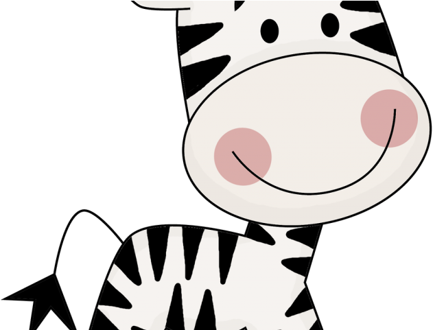 Zebra Clipart Cartoon Girl - Jungle Animal Zebra Clipart (640x480)