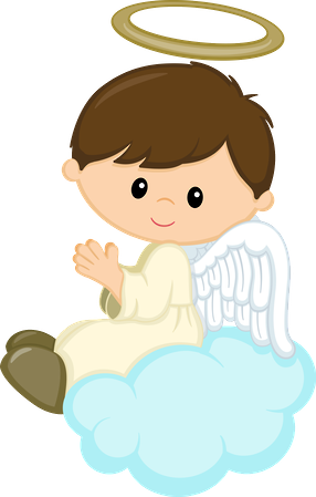 Angel Boys - Angel Boy Clipart (286x449)