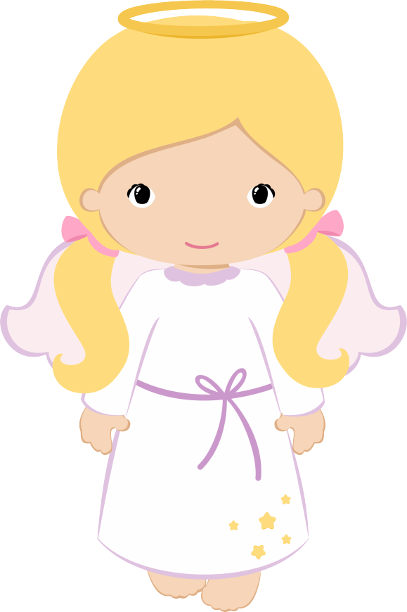 Fadas, Anjos Gnomos E Etc - Angel Girl Clipart Png (579x870)
