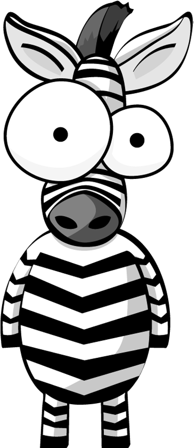 Related Funny Zebra Clipart - Funny Zebra Png (400x900)