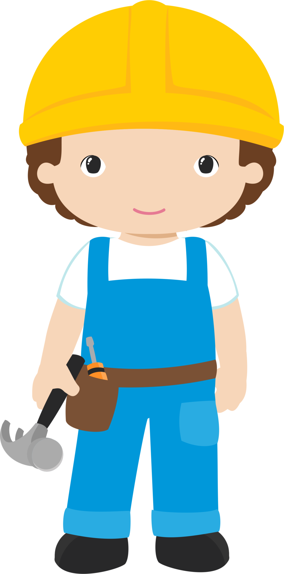 Construção - Construction Boy Png (949x1920)