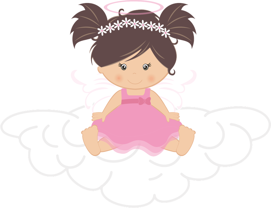 Ꭿиg℮ℓѕ ༺ ༻ - Anjo Menina Png (900x692)