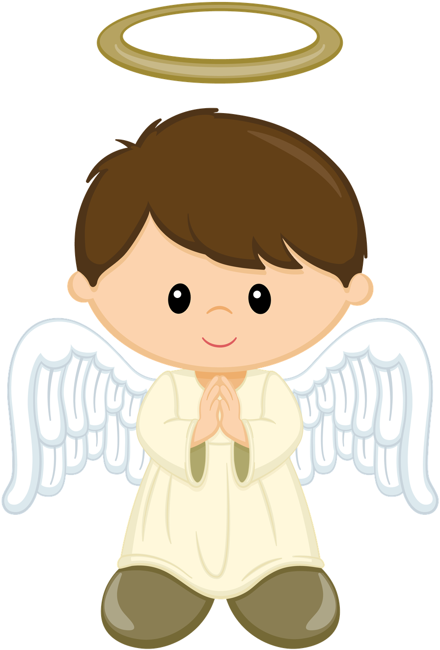 Clip Art, Printable, Baptism Centerpieces, Baptism - Boy Angel Clipart (900x1332)