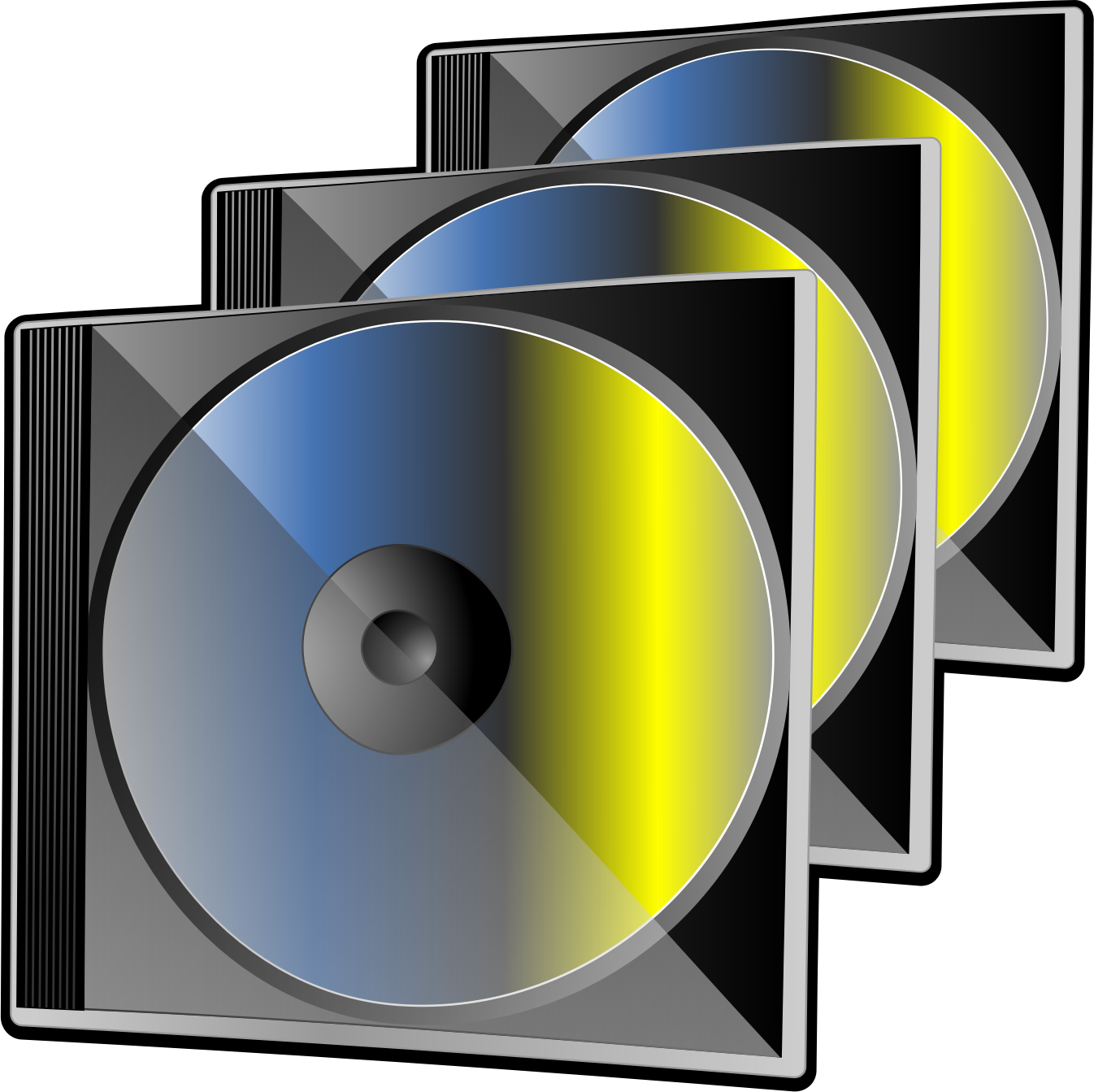 Clipart - Imagenes De Disco Compacto (1346x1343)