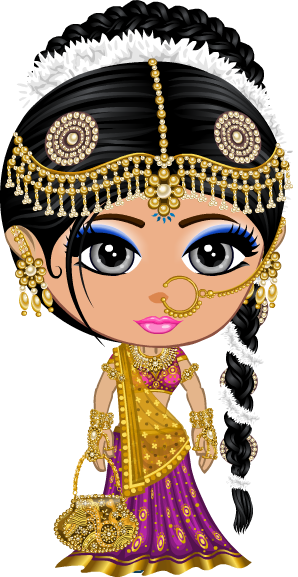 We Make Your Dreams Wedding Come True - Indian Bride Clipart Png (298x577)