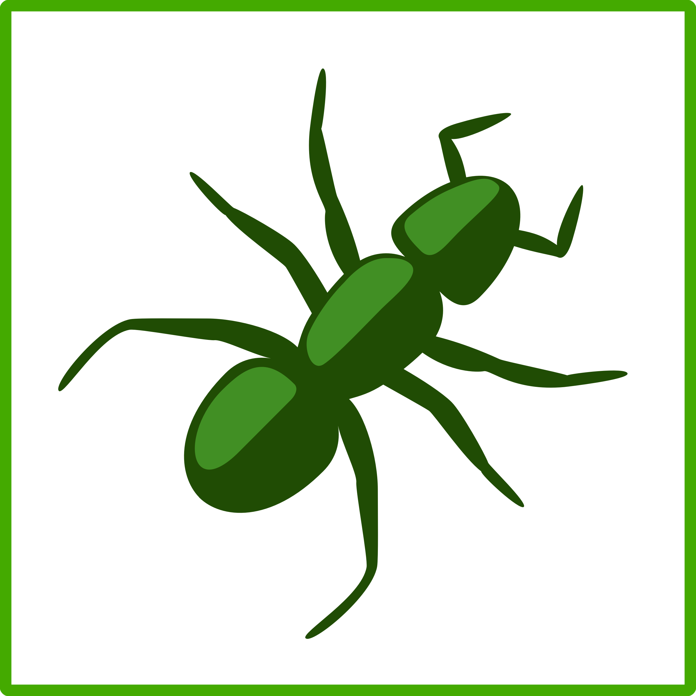 Big Image - Ant Clip Art (2400x2400)