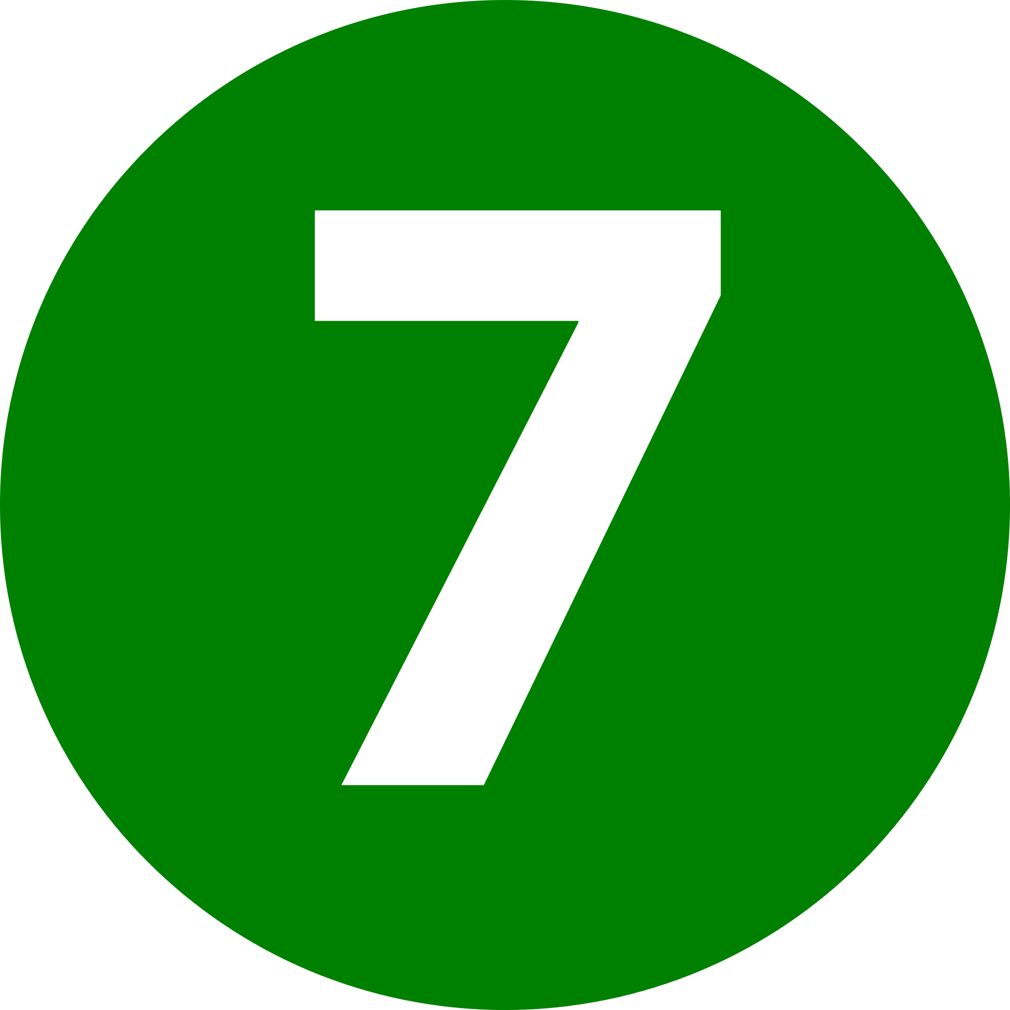 Open - Number 7 Icon Png (2000x2000)