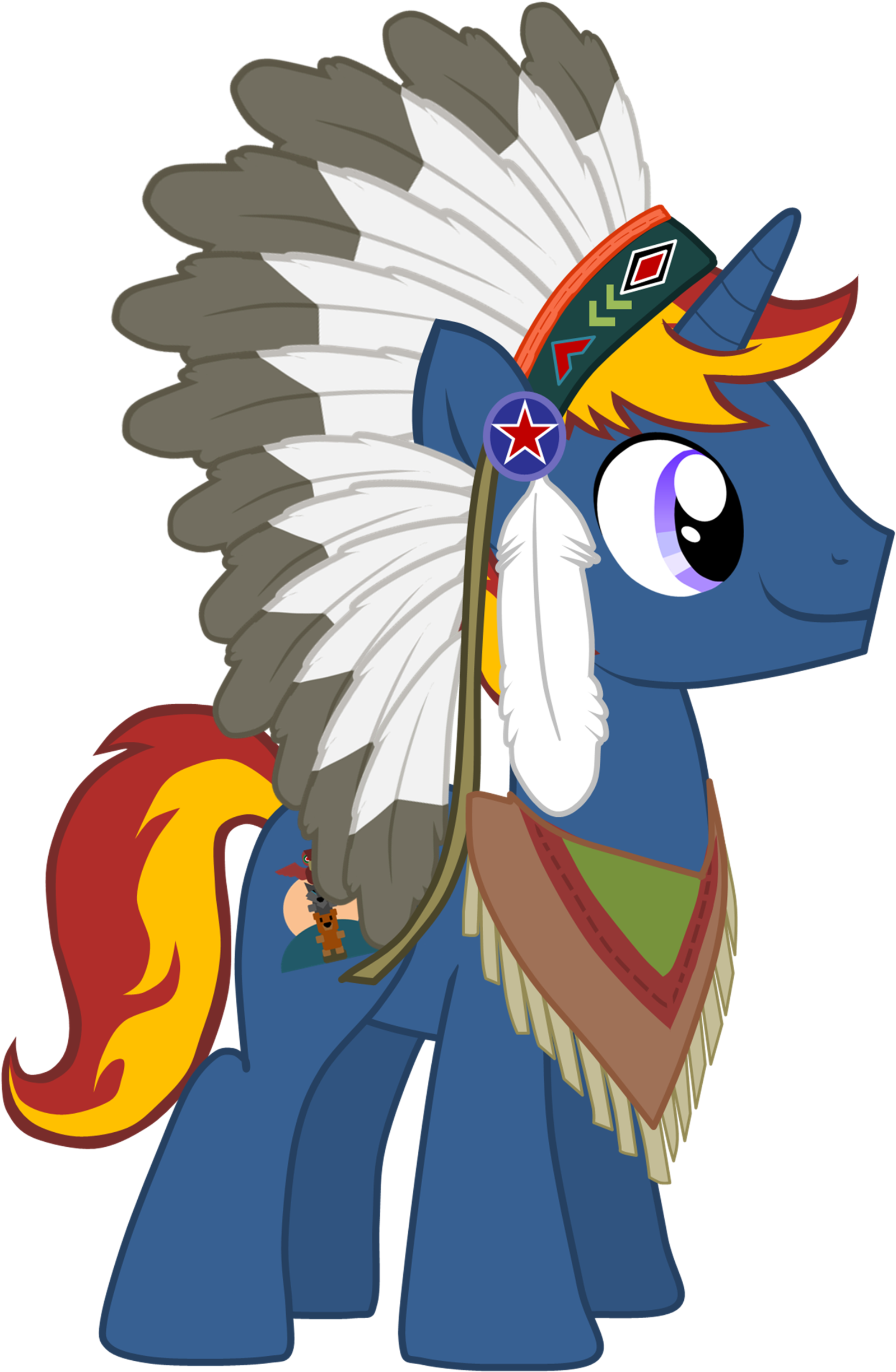 Indian Warrior Totem Paul By Shadymeadow Indian Warrior - Totem (1600x2449)