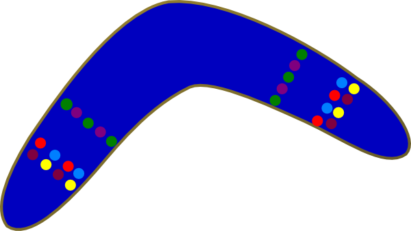 Didgeridoo - Clipart - Boomerangs Clip Art (600x338)