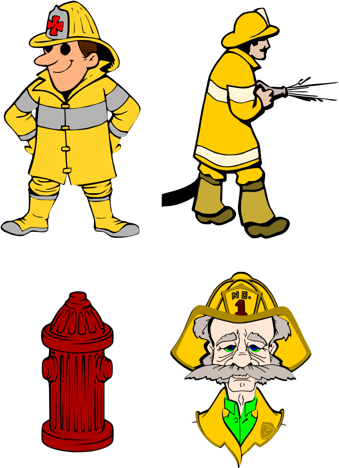 I'm Rearranging And Reuploading This Picture From Frontiernet - Firefighter Coloring Pages (744x1052)