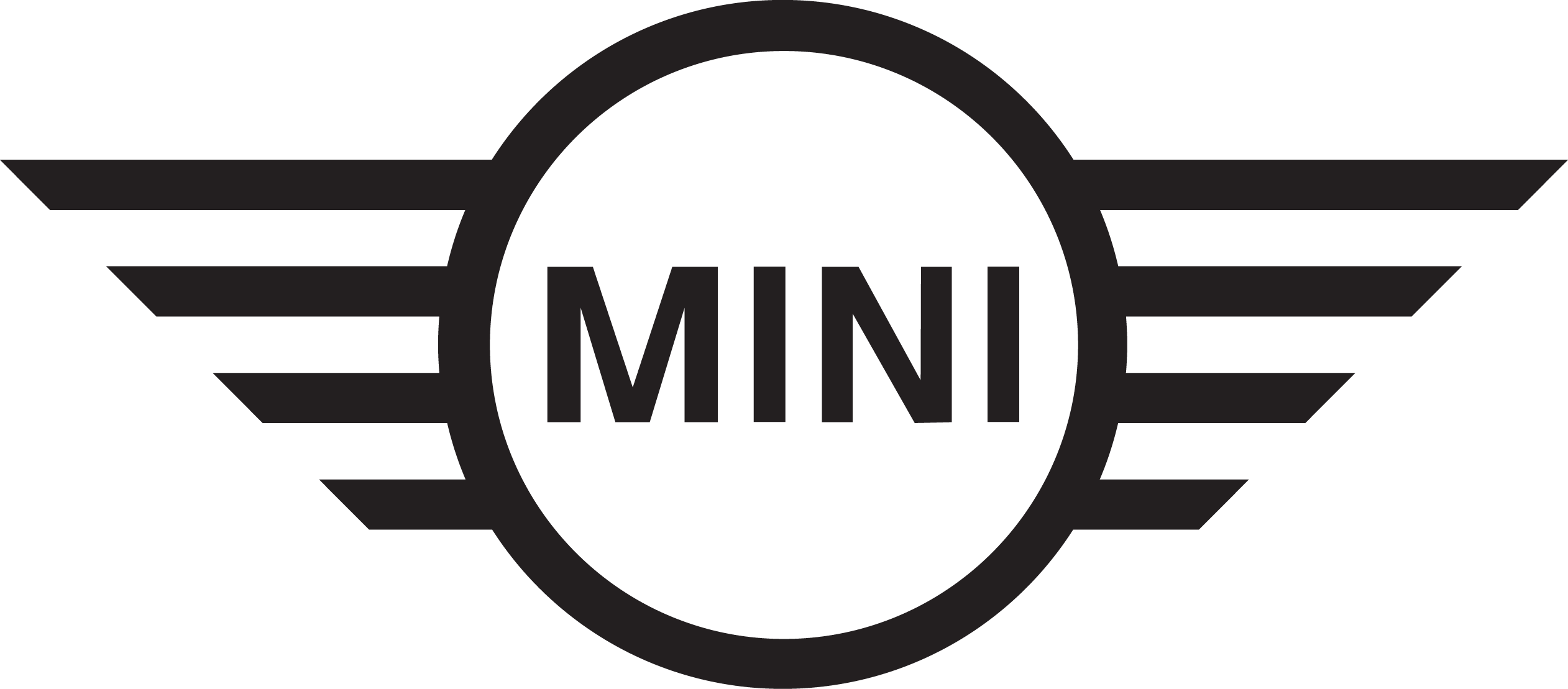 Bmw Clipart Psd - Mini Logo New (2523x1109)