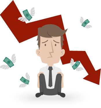 Unemployment Rate Loose Job Loss Joblessness Jobloss - Lose Money Icon Png (349x371)