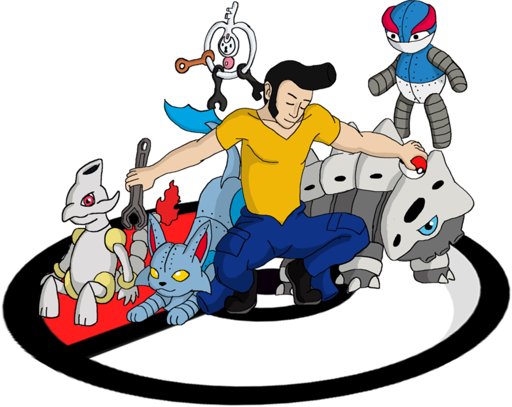 Pokemon Champion Of My First Generation Fakemon By - Cartoon (1003x797)