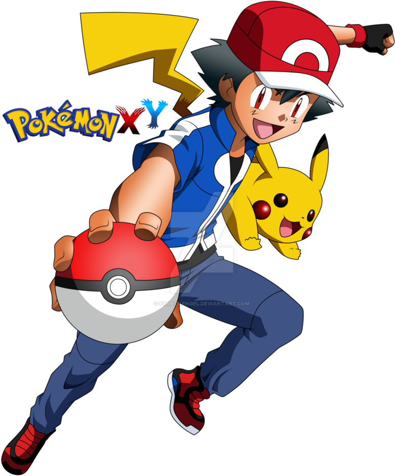 Ash Ketchum By Pamelaengel - Cosplay Pokemon Gym Keychain In Box Indigo League 8pcs/set (825x969)