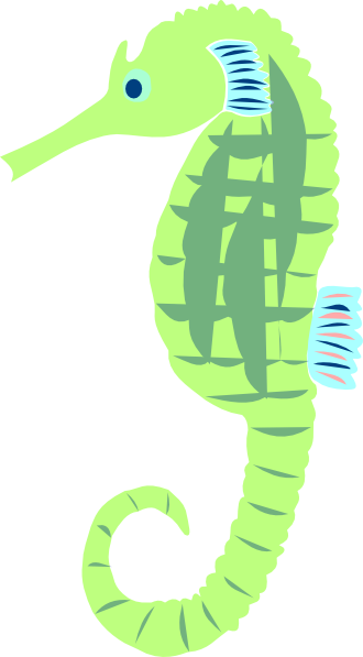 Seahorse Clip Art - Seahorse Clip Art (330x597)