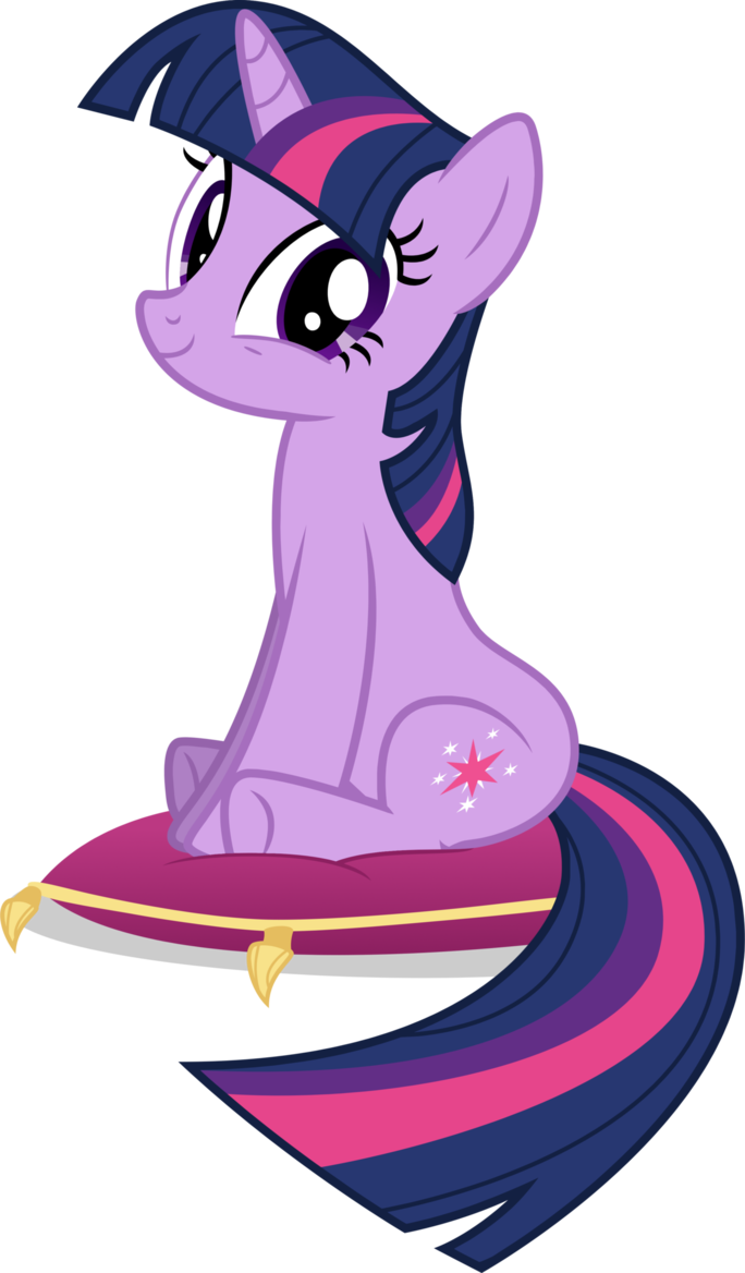 Twilight Sparkle Sitting On A Cushion By Tomfraggle - Poney My Little Pony (684x1168)