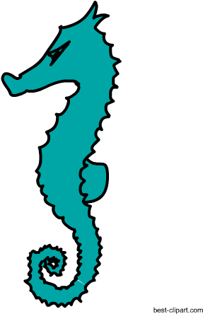 Sea Horse Free Marine Animal Clipart - Animal (450x450)