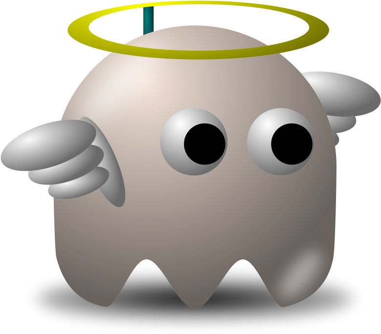 Afterlife Clip Art Download - Pac Man Angel (958x958)