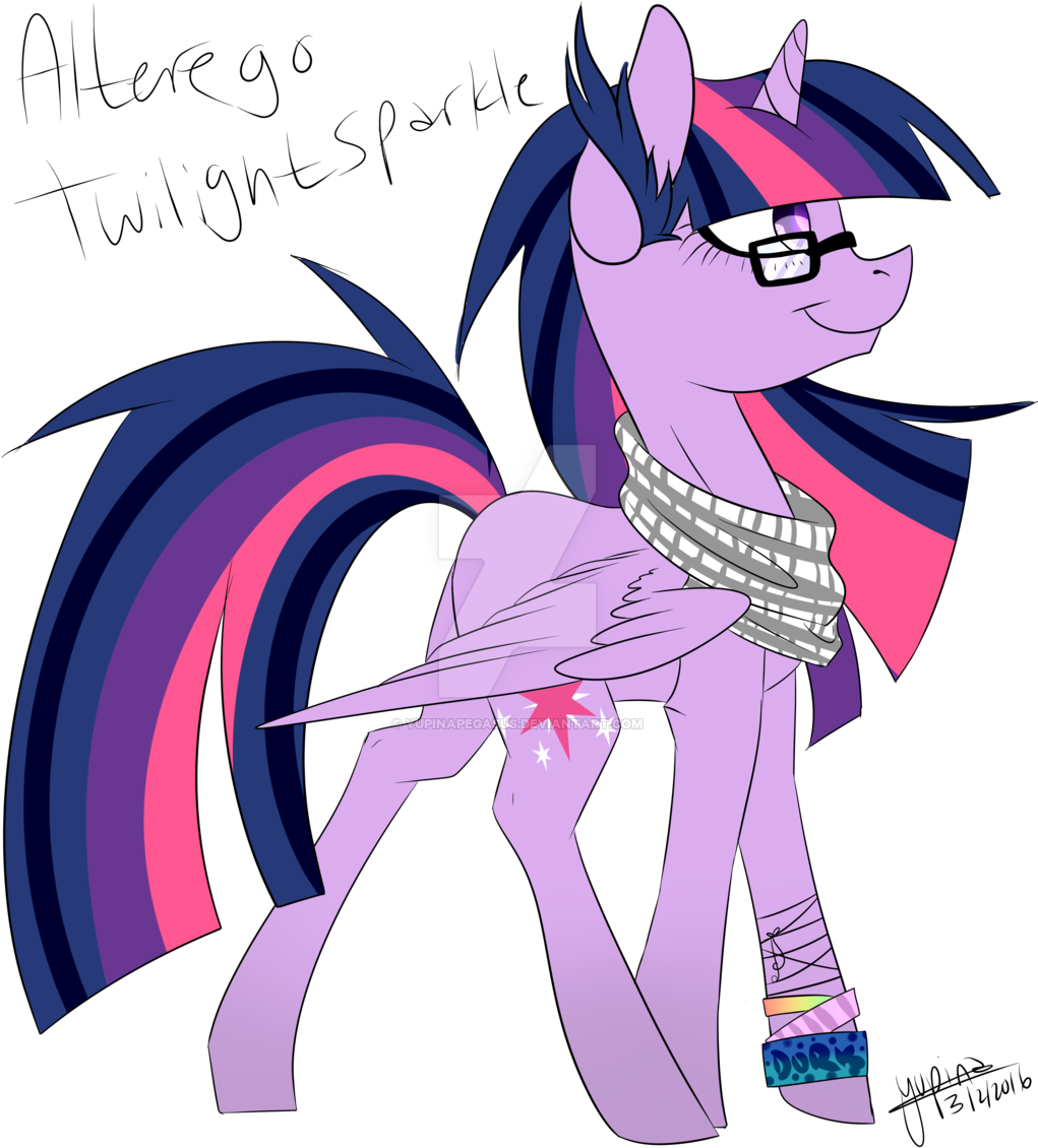 Yupinapegasus Alterego Twilight Sparkle By Yupinapegasus - Twilight Sparkle Alter Ego (1024x1140)