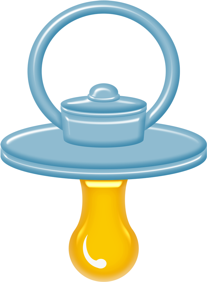 Digi Stamps - Chupete Azul Dibujo (750x1000)