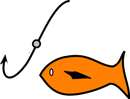 Fish, Fishing, Hook, Bait, Catch, Sport - Fish And Bait (445x340)