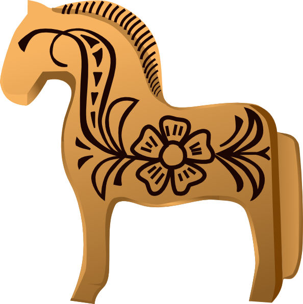 Fjord Horse Aitor Avila Clip Art Free Vector - Norwegian Fjord Horse Clip Art (594x597)