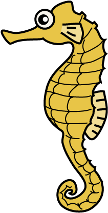 For Download Free Image - イラスト たつのおとしご (480x480)