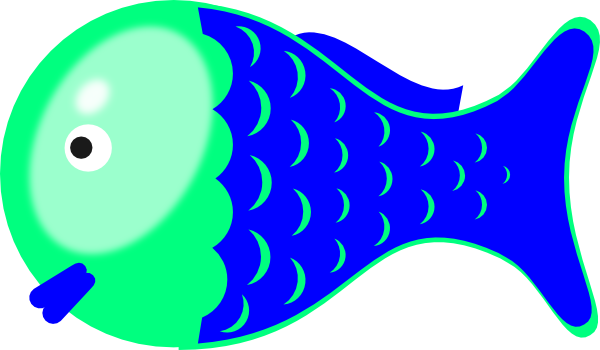 Cute Purple Color Fish Cartoon (600x350)