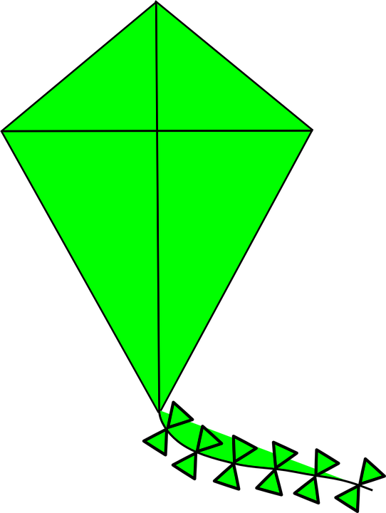 Kite - Kites Clipart (542x720)
