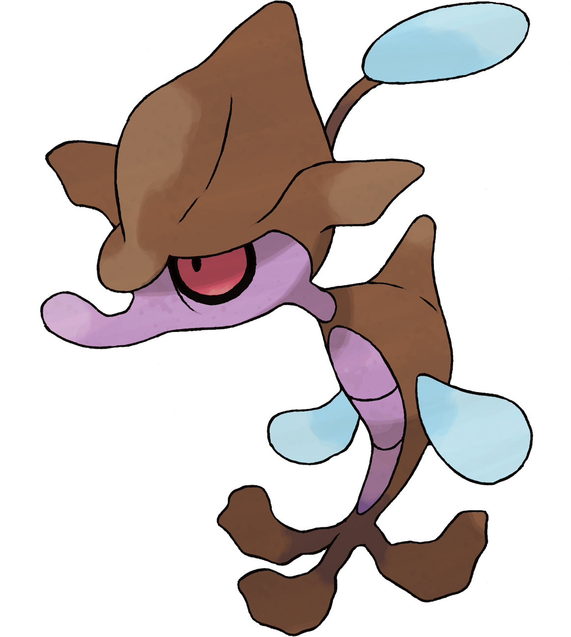 Skrelp Is A New Poison/water-type Pokémon That Resembles - Water Poison Type Pokemon (1200x1456)