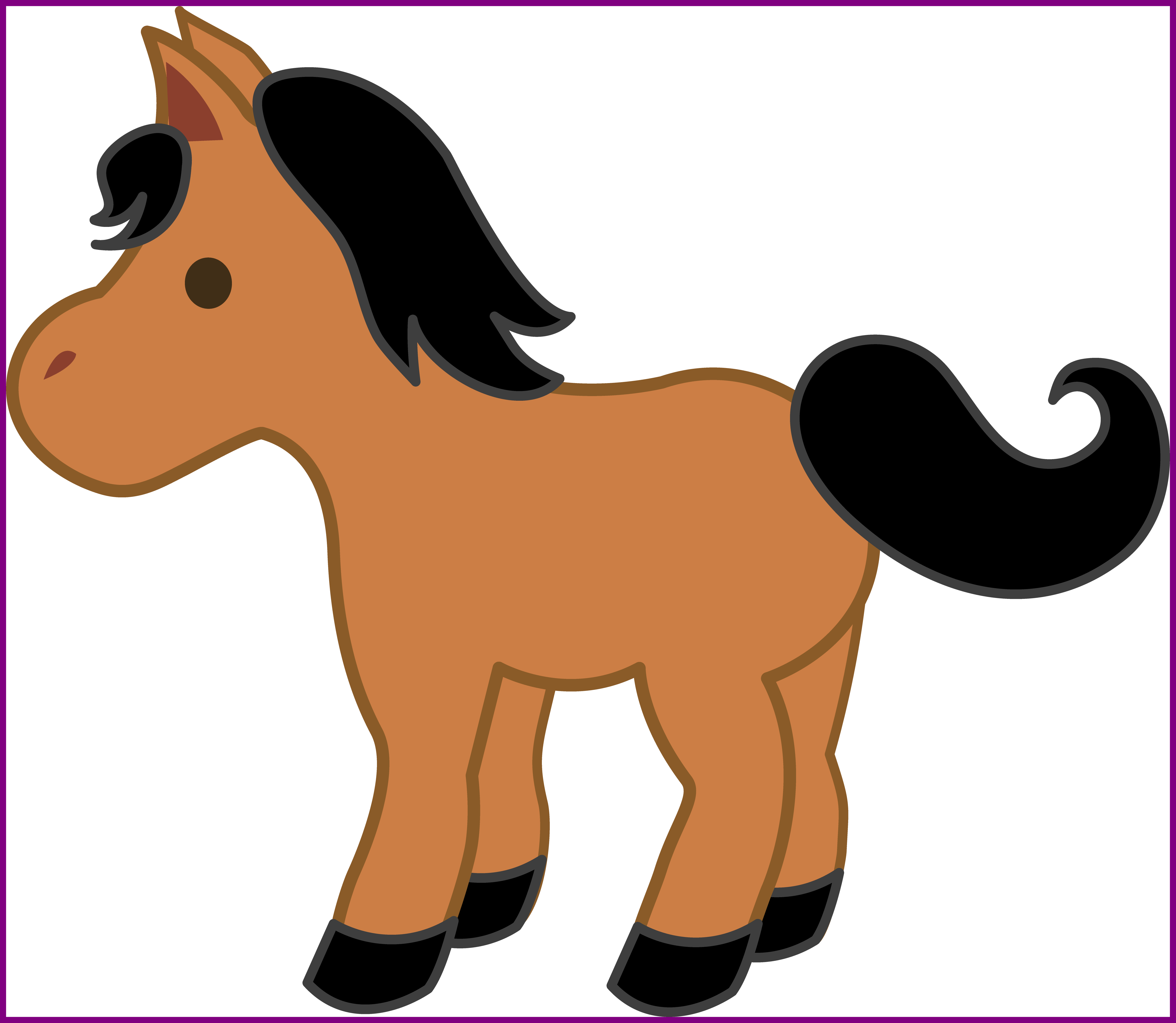 Incredible Cute Horse Clipart Clip Art On Pics For - Cute Horse Clip Art (5076x4414)