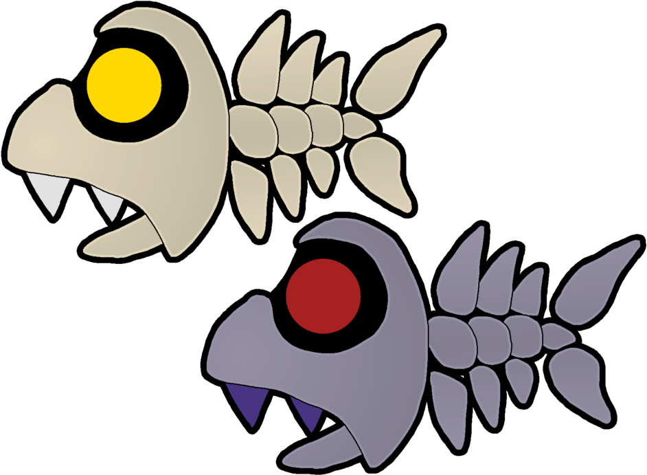 The Fishbones By Leonidas23 - Mario Skeleton Fish (1024x756)