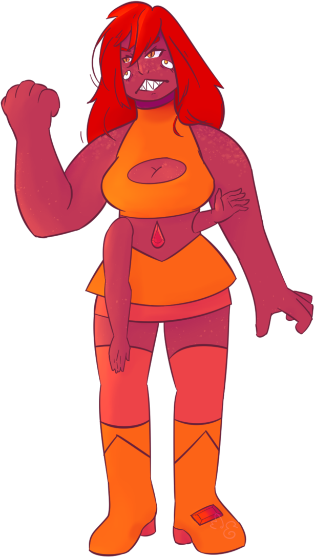 Fusion Carnelian By Winged-seahorse - Drawing (693x1152)