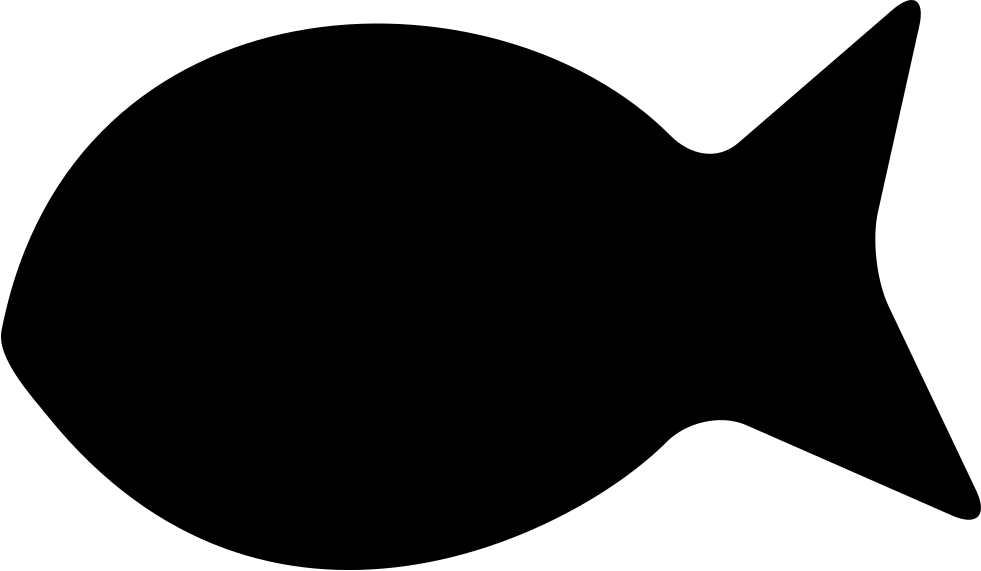 Fish Silhouette Svg Png Icon Free Download - Fish Silhouette Png (981x571)