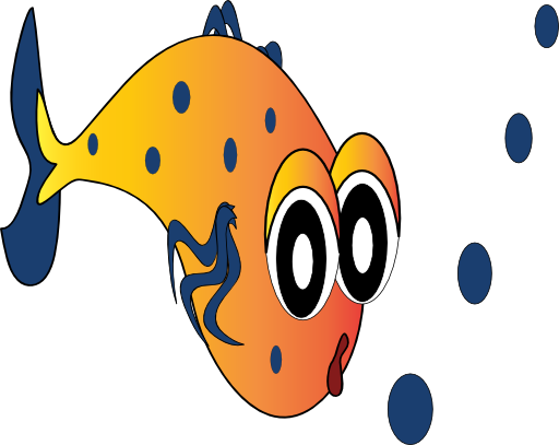 Fish Clipart Sleepy - Svg-edit (512x407)